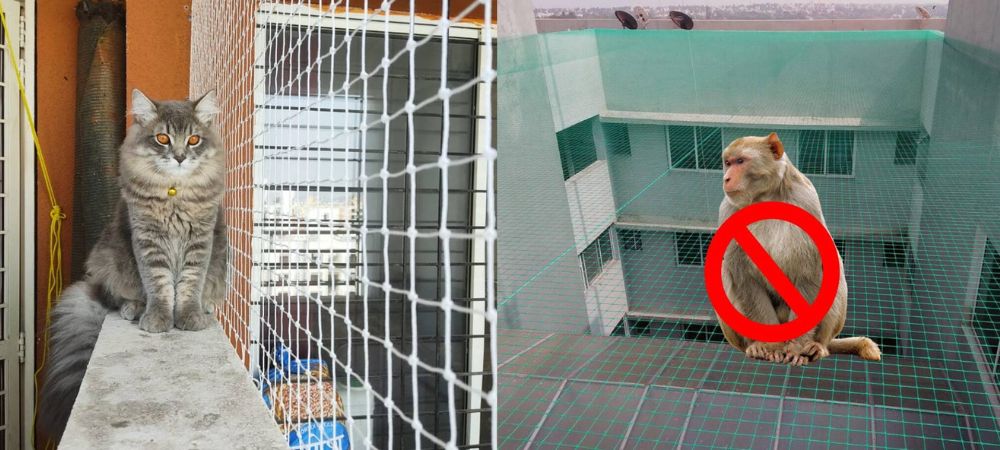Monkey Safety Nets in Bangalore | Call 9900077665 for Price