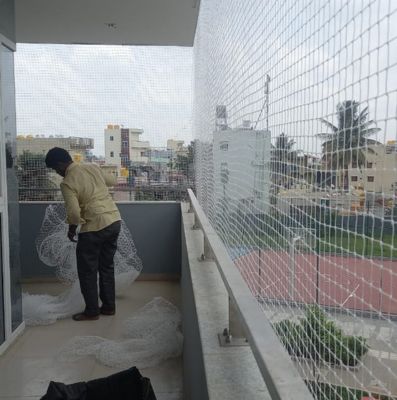 Anti Bird Net for Balcony in Bangalore | Bird Nets Fixing Price